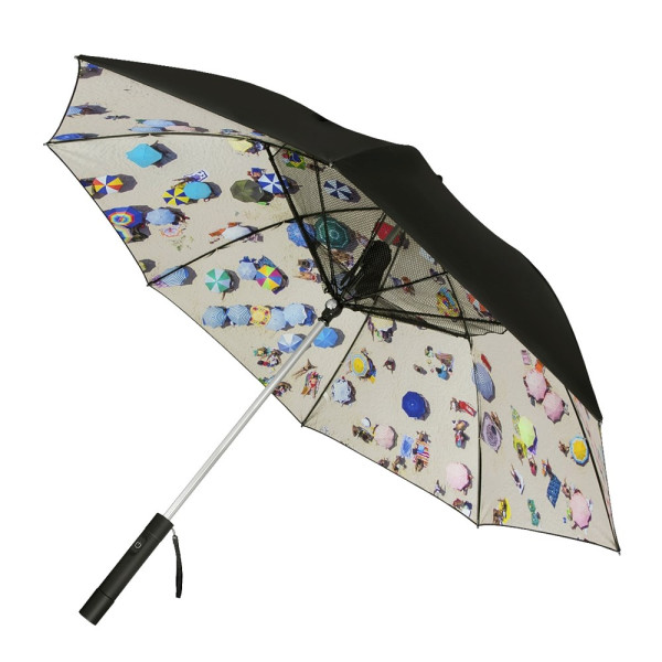 FALCONE - Personal Parasol - Handffnung - Windproof -  105 cm - Schwarz