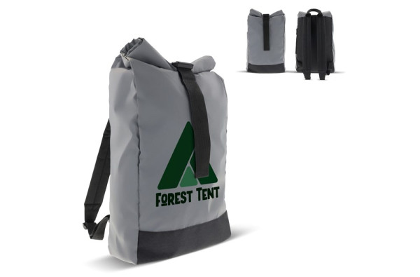 Reflektierender Rolltop-Rucksack 26x13x50cm