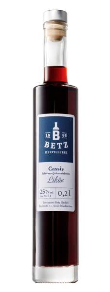 Flasche Atlantis mit Cassis-Likör 25% vol.