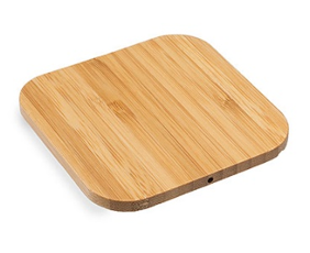 Wireless Charger Bamboo Square