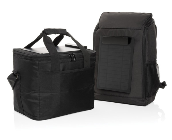 Pedro AWARE™ RPET Deluxe Kühltasche mit 5W Solar Panel