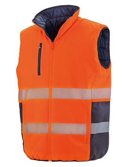 Result Safe-Guard - Reversible Soft Padded Safety Gilet