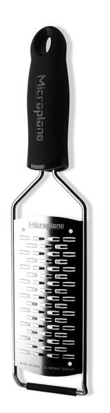 Microplane GOURMET Reibe schwarz 2-Wege-Schneide