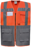 Hi Vis Orange / Grau