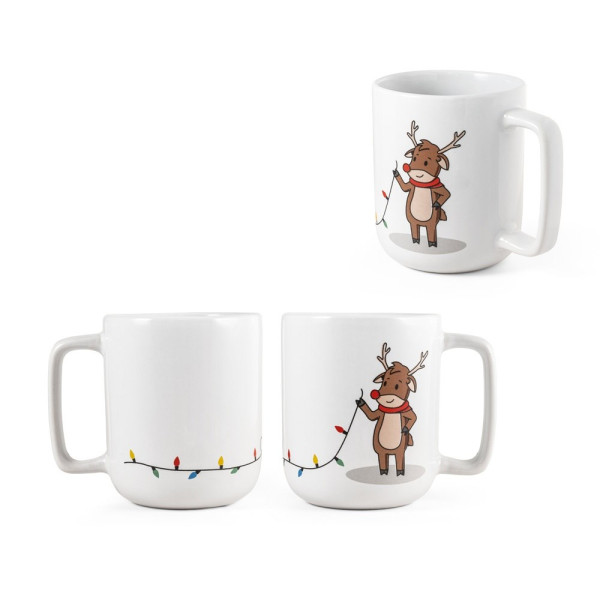 REINDEER. Becher mit Weihnachtsdruck 330 ml