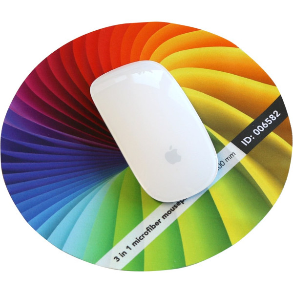 3 in 1  Mikrofaser Mousepad,  Circle 200 mm