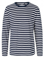 White - Navy (Striped)