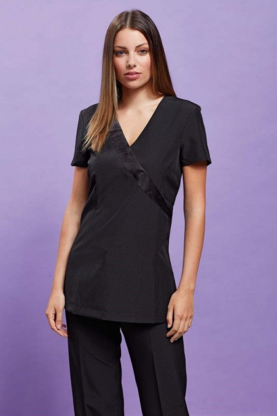 Premier Rose Satin Trim Tunic