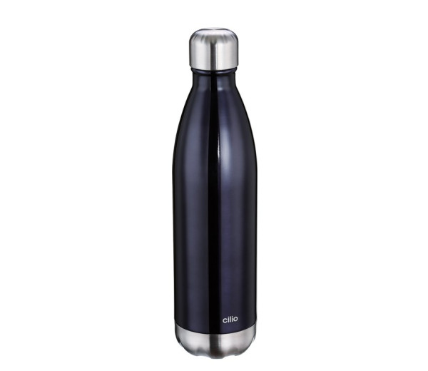 Cilio Isoliertrinkflasche ELEGANTE 0,75L schwarz