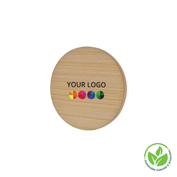 Badge Bamboo Round