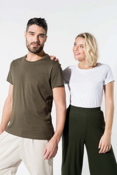 Kariban Damen T-Shirt mit Rundhalsausschnitt. BIO-Baumwolle