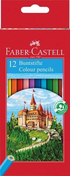 Buntstift 12er Etui Castle