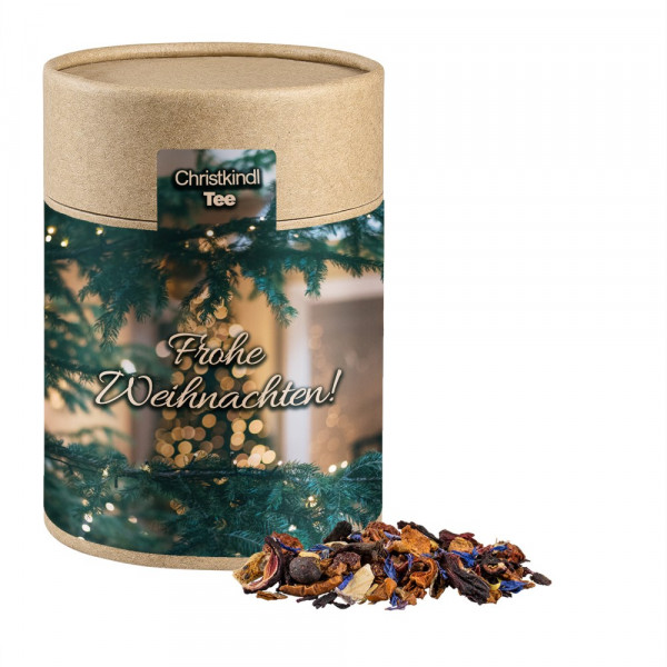 Christkindl Tee, ca. 120g, Biologisch abbaubare Eco Pappdose Maxi