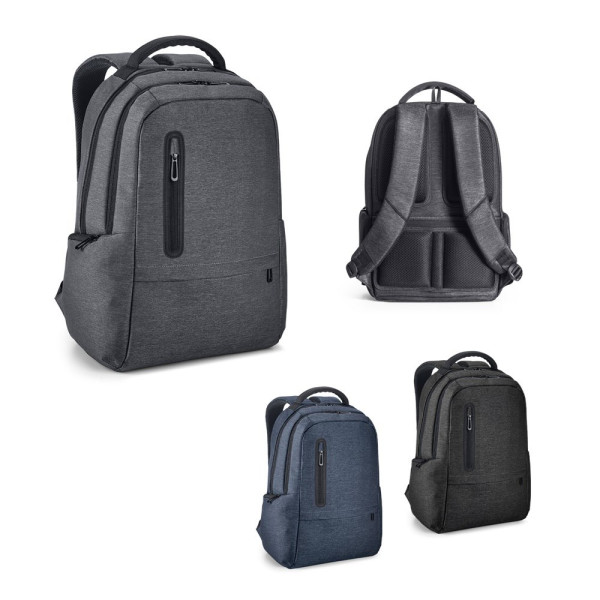 RE-BOSTON. Wasserdichter Laptop-Rucksack aus recyceltem Nylon in 2 Farben mit Fach aus 210D rPET