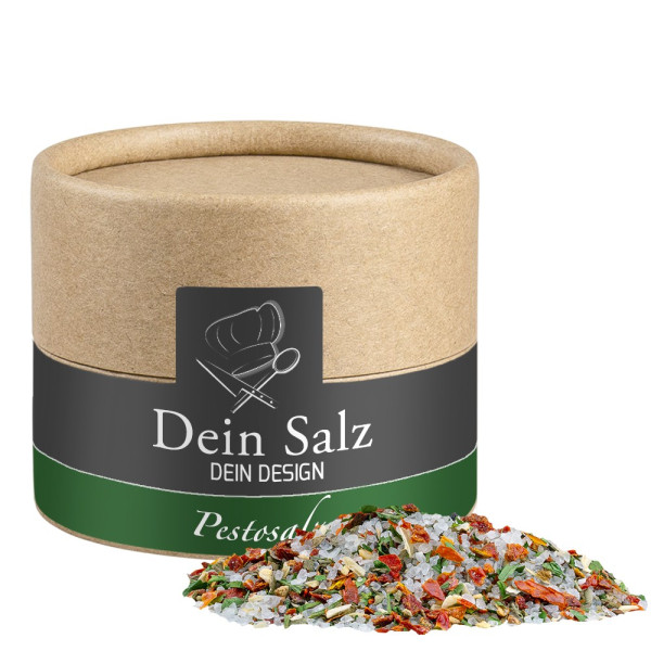 Pestosalz, ca. 40g, Biologisch abbaubare Eco Pappdose Mini