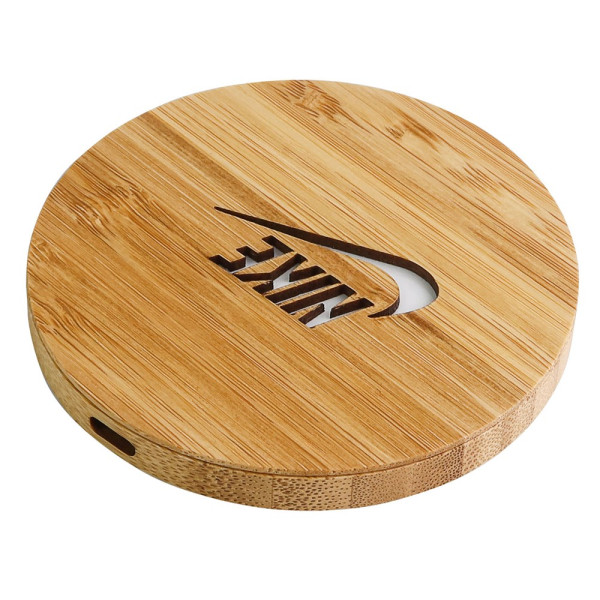 LED QI charger FSC Bamboo 15 W