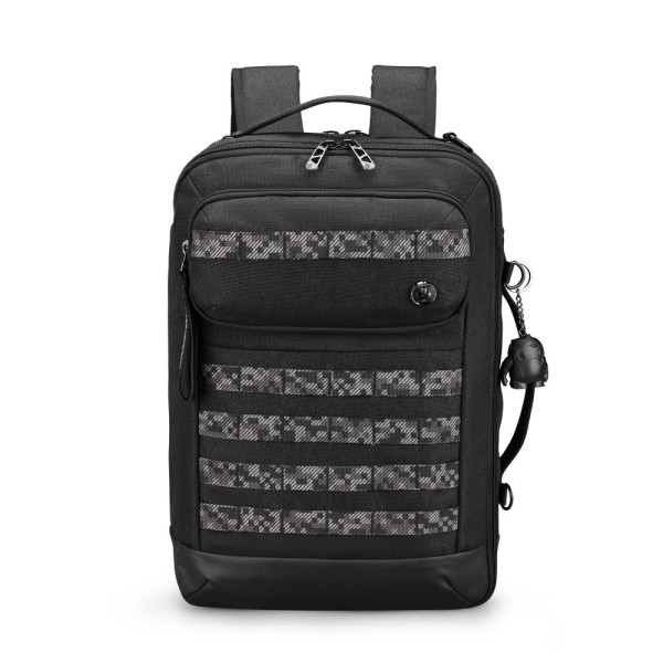 Swissdigital Design BERG Black Hybrid Briefcase