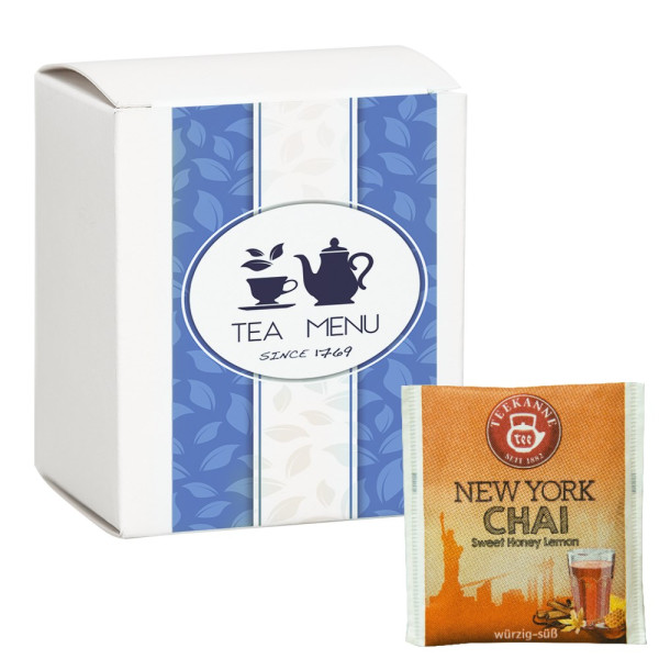 Beuteltee New York Chai, 10 Stück, 17,5g, Faltschachtel