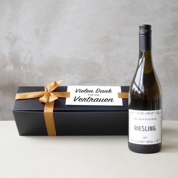 Riesling in edler Geschenkbox