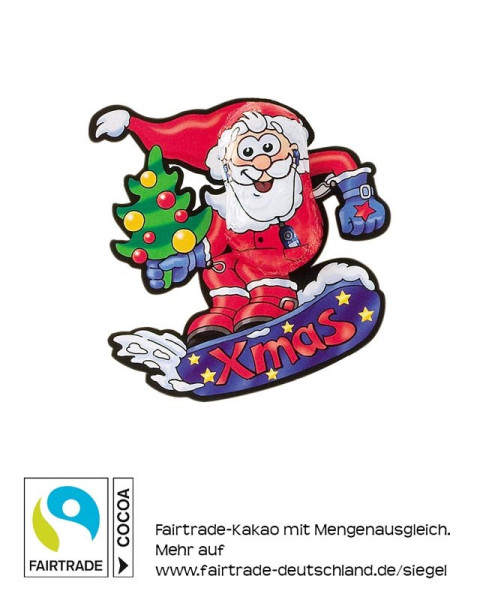 Snowboard-Santa