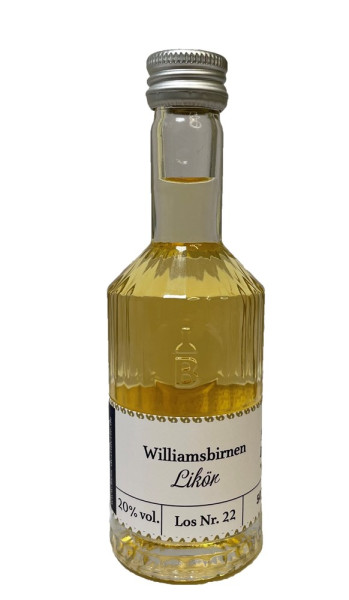 Tastingflasche 50ml Williams Birnen Likör