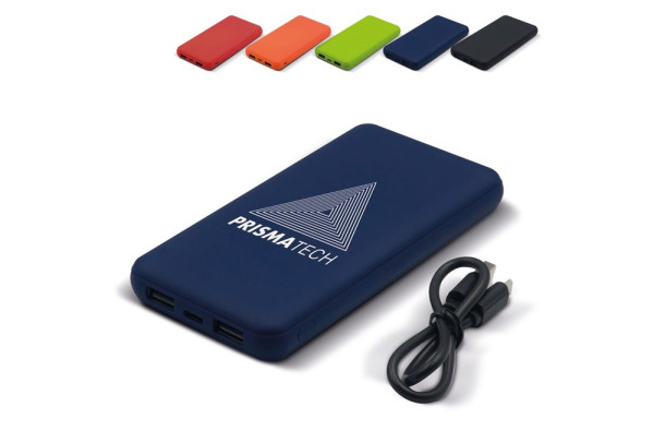 Powerbank „Elite“ Softtouch-Edition 8.000mAh