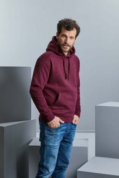 Russell AUTHENTIC HOODED MELANGE SWEATSHIRT