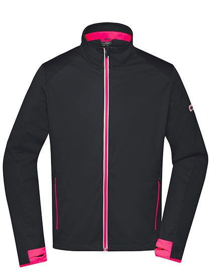 James&Nicholson - Men´s Sports Softshell Jacket