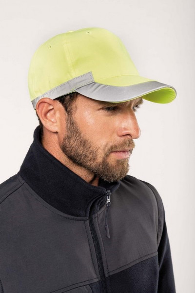 WK. Designed To Work Fluoreszierende- 5-Panel-Kappe