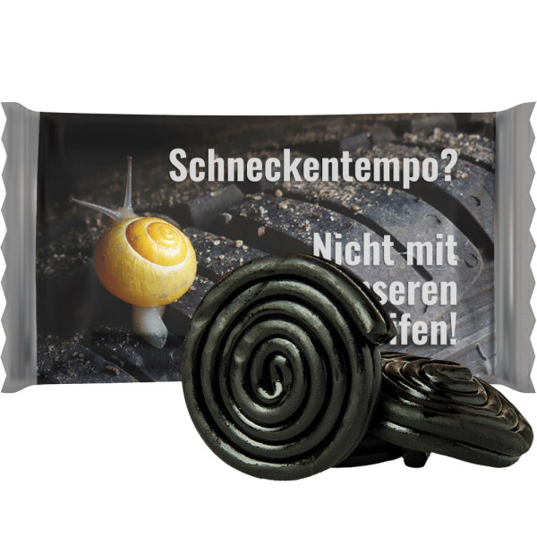 Lakritzschnecke, ca. 12g, Flowpack