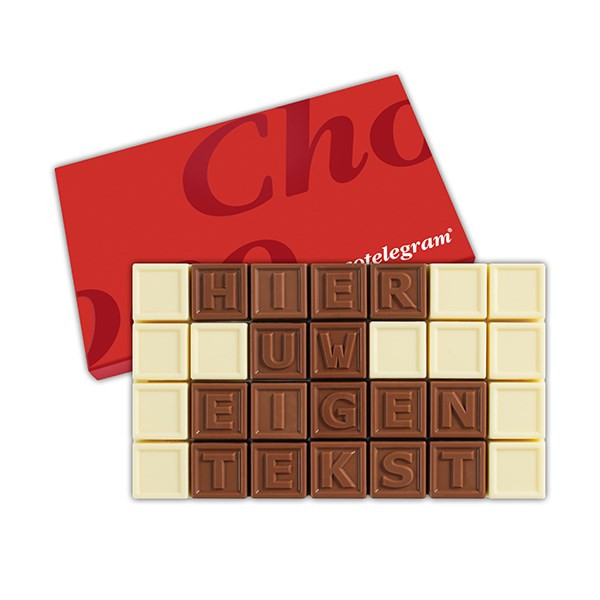 Chocotelegram® 28 in einer Geschenkverpackung