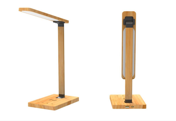 Wireless Charging Lamp Bamboo