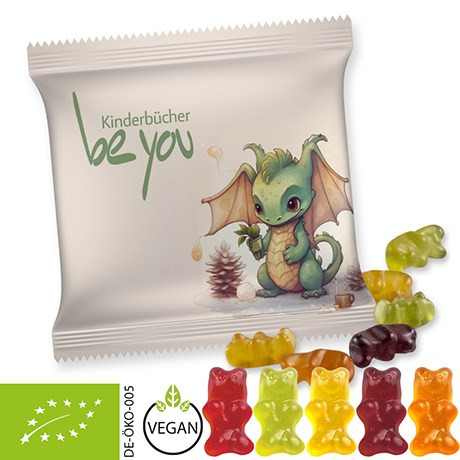 Bio Gummibärchen ohne Gelatine, ca. 30g, Maxi-Tüte