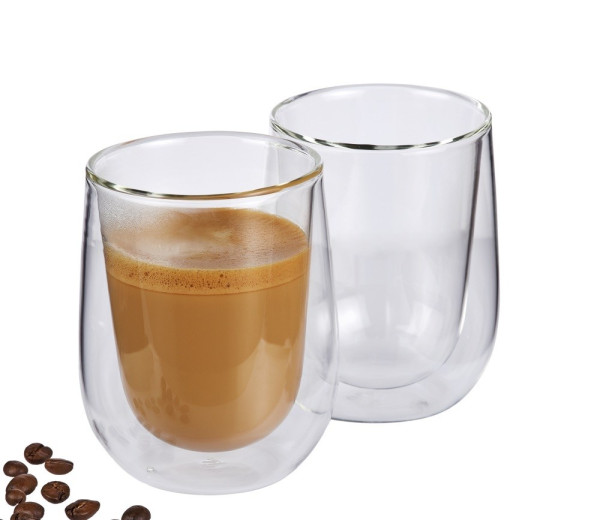 Cilio Milchkaffee-Glas VERONA 250ml 2er Set