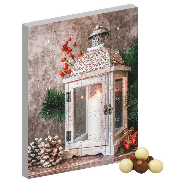 Knusperkugeln-Mix, ca. 50g, Adventskalender Mini Hochformat