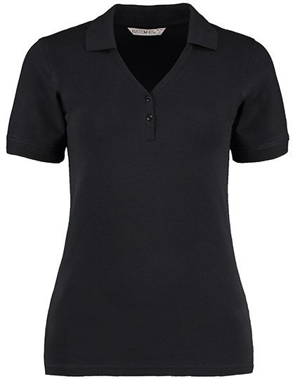 Kustom Kit - Regular Fit Comfortec® V Neck Polo