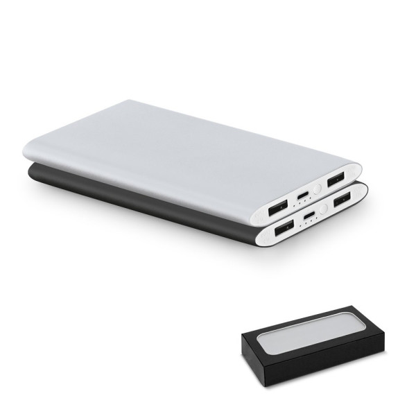 NOBEL. Powerbank aus Aluminium mit 7'200 mAh