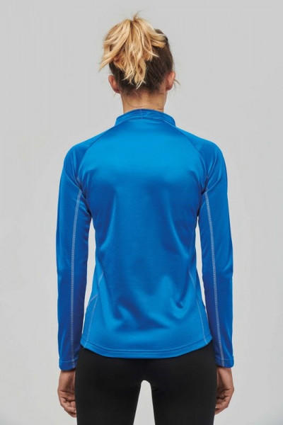 PROACT® Damen-Runningshirt mit 1/4-Reißverschluss