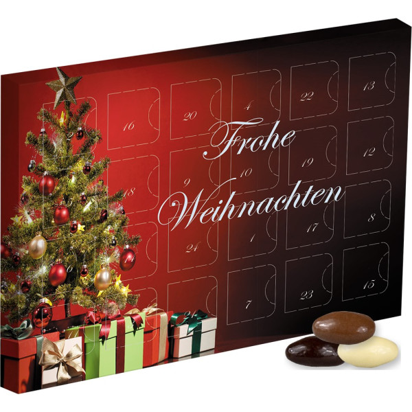 Mandel-Schoko-Trio, ca. 120g, Adventskalender Mini