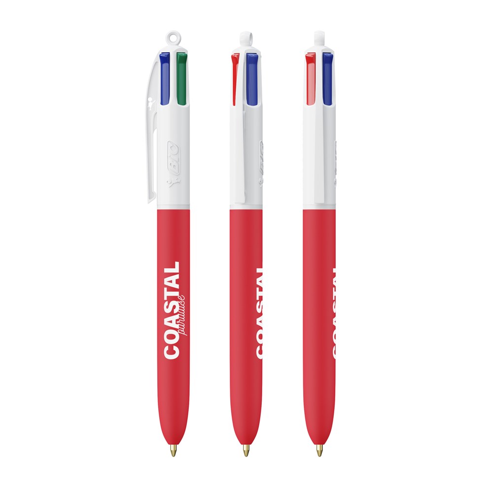 BIC® 4 Colours Soft with Lanyard