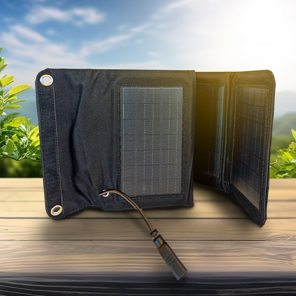 EcoGlow 7W Solar Panel -Schwarz