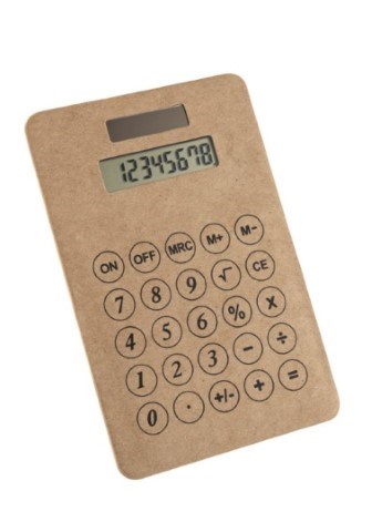 Metmaxx® Taschenrechner "GreenNumbers" braun