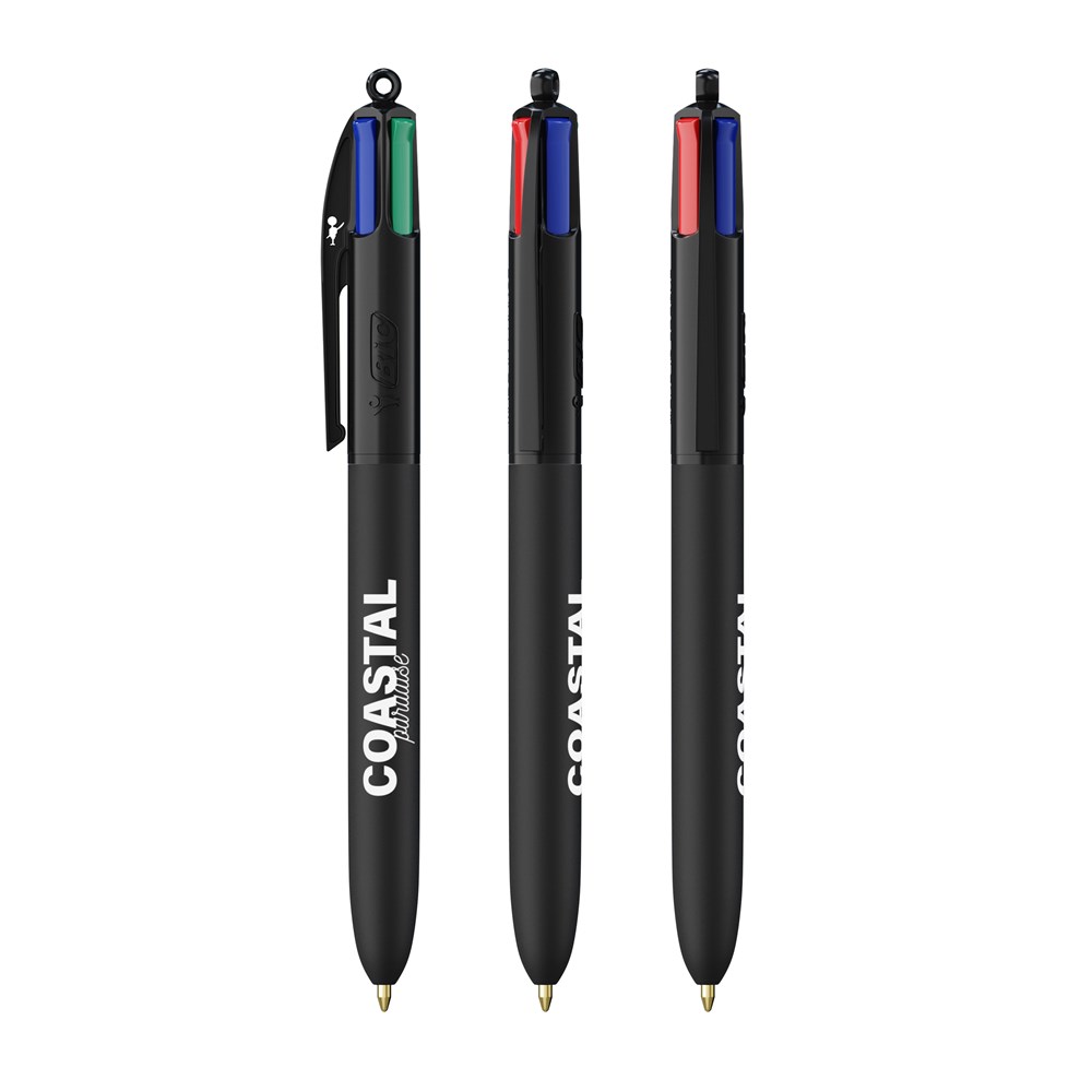 BIC® 4 Colours Soft with Lanyard