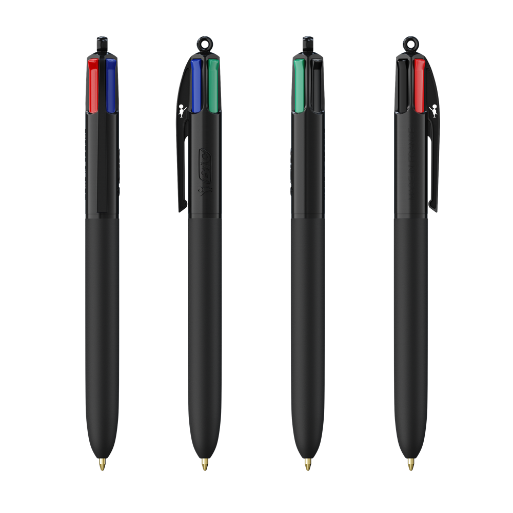 BIC® 4 Colours Soft with Lanyard