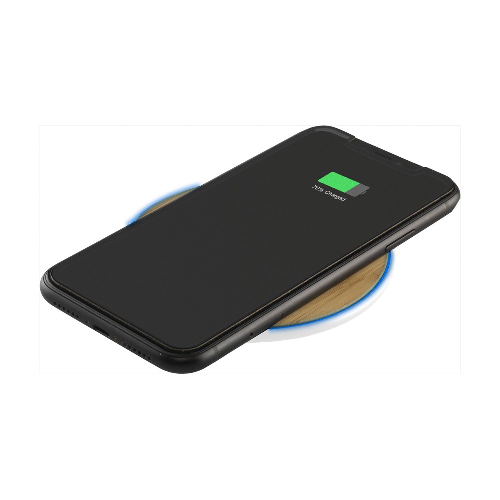 Bamboo 10W Wireless Charger Schnelladegerät