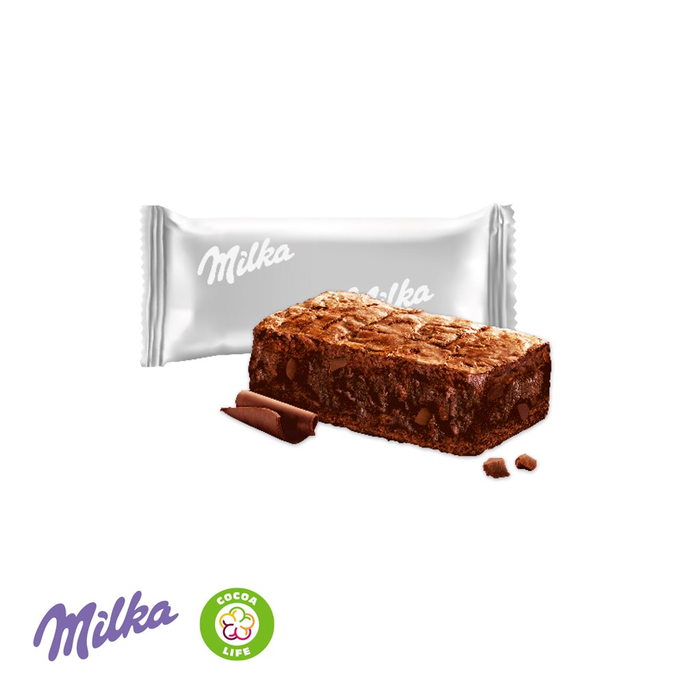 MILKA MINI KUCHEN IN WERBEBOX