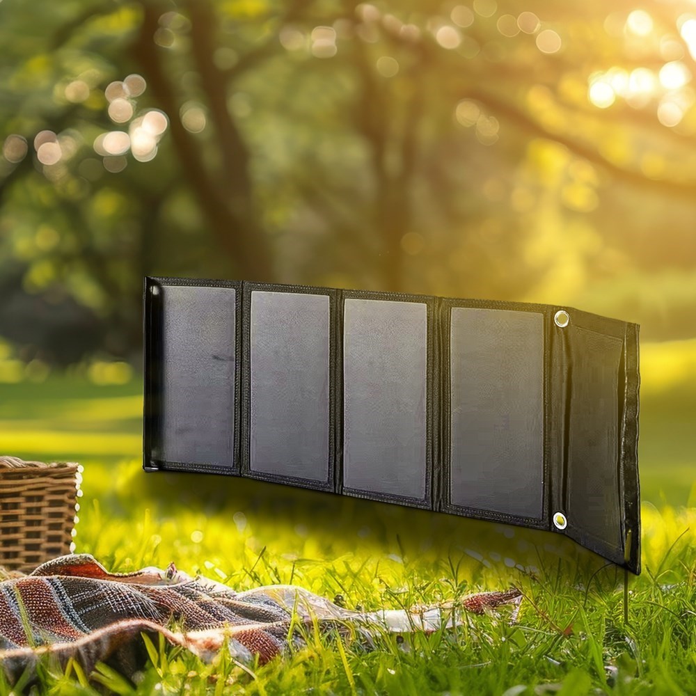 EcoGlow 7W Solar Panel -Schwarz